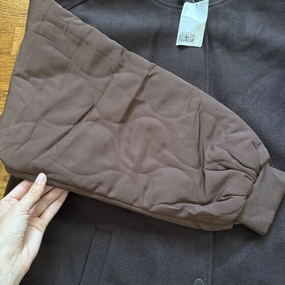 NWT H&M Baseball/Bomber Jacket Size L Oversize C10 - Picture 8 of 11